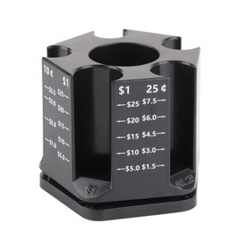 Coin Counter Coin Sorter with Pen Holder Rotatable Piggy Bank Desktop Coin Organizer for for Adults Kids Home and Office Use