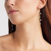 WOVEE Leaf Earrings Stud Chain Zirconia Marquise Cut Stud Earrings
