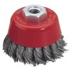 Draper 52631 Expert Twist Knot Wire Cup Brush, 60mm x