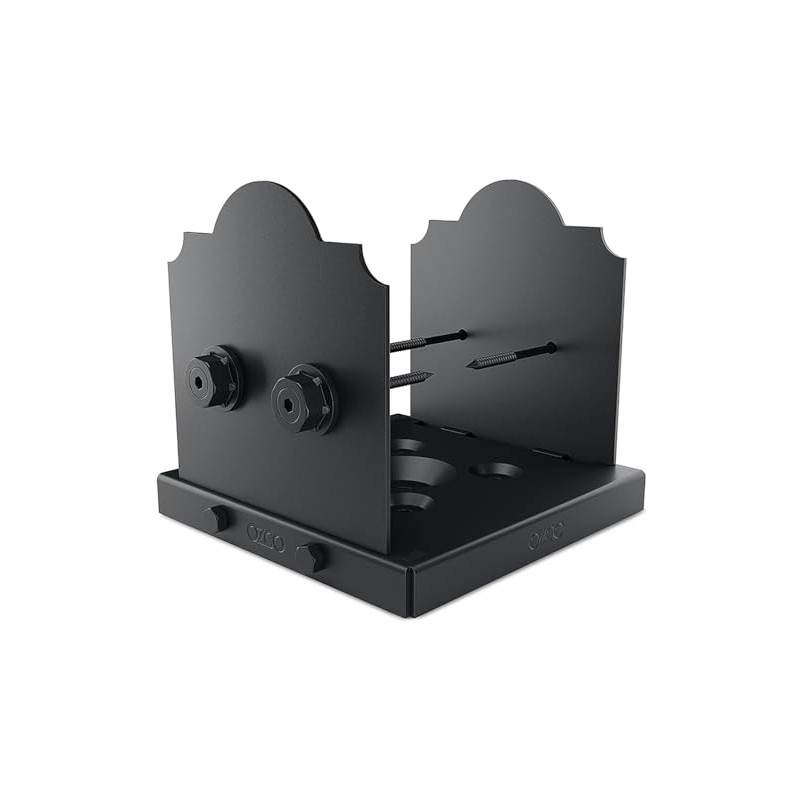 Ozco Laredo Sunset Lite 8x8 Post Base Kit, Includes Decorative