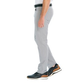 Greg Norman Men's Classic 5 Pocket 4-Way Stretch Pant (Gray, 34W x 32L)
