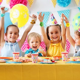 EQLEF Slap Bands, 4PCS Animal Slap Bracelets for Kids Cute Snap Bands Fur Slap Bracelet Fluffy Slap Wrist Bands for Boy Girls Party Favors Bag Fillers Gifts