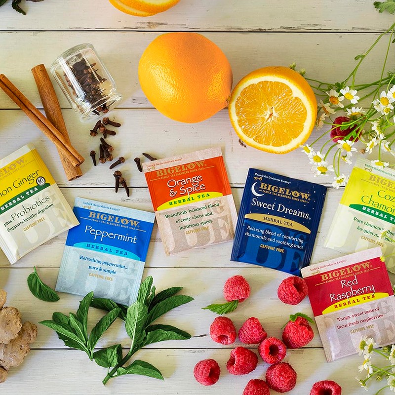 Bigelow Herbal Teas Six Flavor Assortment, 18 bags