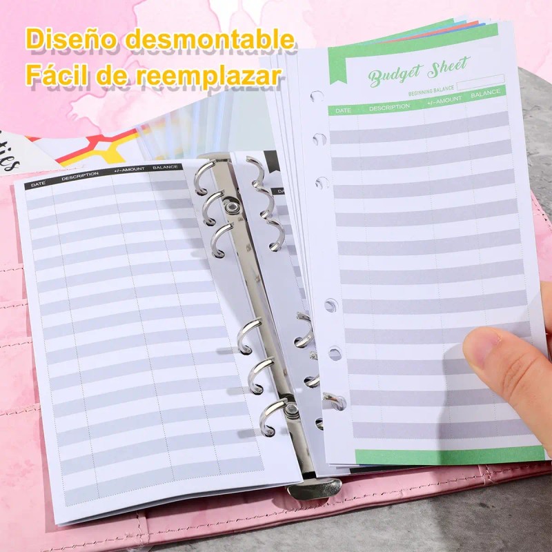 Bolsa De Carpeta Con Cremallera Carpeta A6 Organigasto