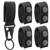 Belt Keepers with Tactical Gear Clip, 4 Pack Law Enforcement