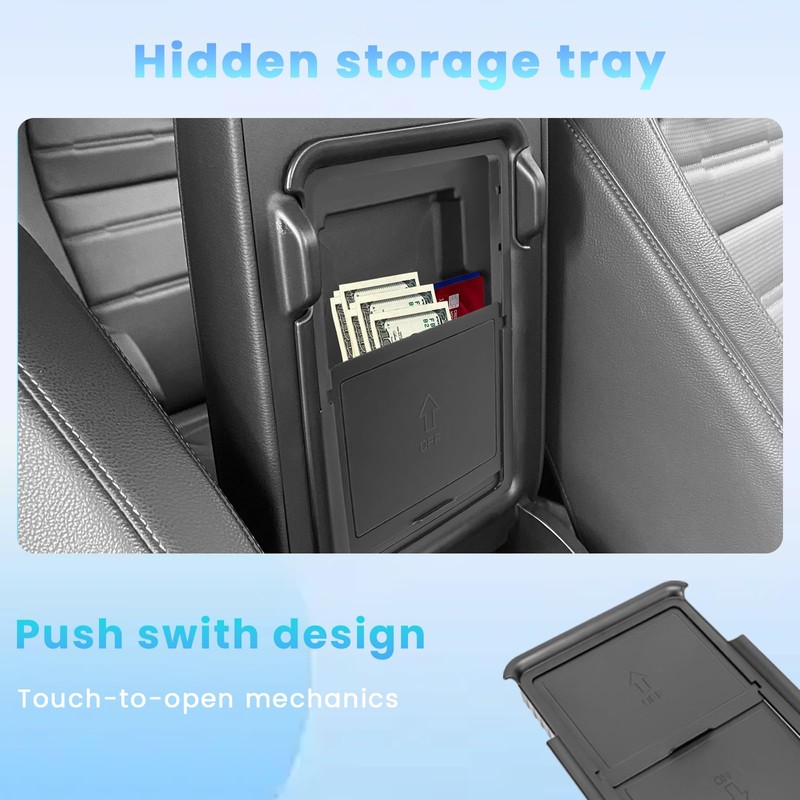 Neepiar 4PCS Center Console Organizer Compatible with 2023 2024 2025