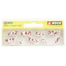 Noch 36723 Cows Brown/White Landscape Modelling