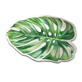 QYCX Plam Leaf Doormat Tropical Doormat Door Mats Green Leaf Bath Mat Floor Mat Palm Bathroom Rugs Monstera Indoor Outdoor Welcome Mat Decorative Front Door Rug Outside Doormat for Tropical Home Decor