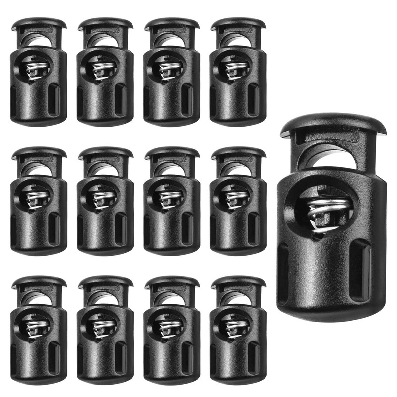 Trimming Shop Cord Lock Spring Loaded Single Hole Toggle Stopper