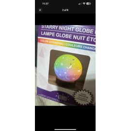 Globe Starry Night Globe Light Multi Color Changing 7 Colors LED USA Seller Free Shipp