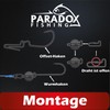 Paradox Fishing Premium Offset Hooks Set of 45 I Each