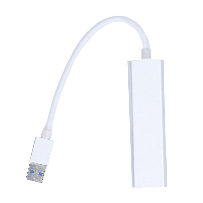 USB 3.0 to Ethernet Adapter 4 in 1 Multiport Multifunction