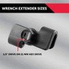 WADY Adaptador Extensor de Llave para Herramienta de Extensión de