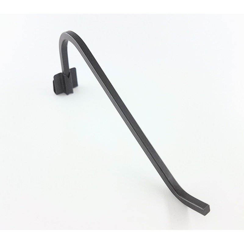 5 x Large Black Curl Up & Stand Square Wire