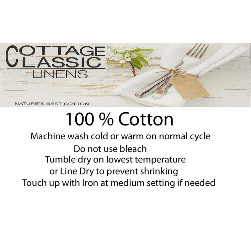 Home Bargains Plus Country Rustic Buffalo Plaid Cotton Fabric Tablecloth,