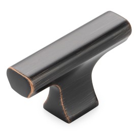 KOOFIZO 10-Pack Cabinet Knob - Oil Rubbed Bronze Pull Handle (50mm / 2 Inch), K20 Solid Hardware for Kitchen Cupboard Door, Bedroom Dresser Drawer, Bathroom Wardrobe