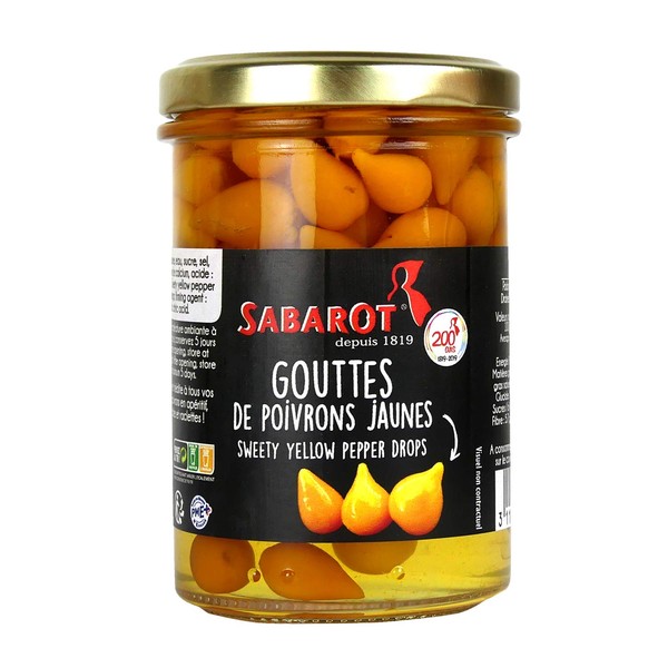 Sabarot - 100g yellow peppers in a jar