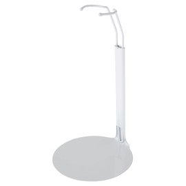 Plymor DSP-5125W White Adjustable Doll Stand, fits 10, 11, and 12 inch Slim Waist Dolls, Waist is 1.125 to 1.5 inches wide, 3.25 to 4 inches around, Pack of 2