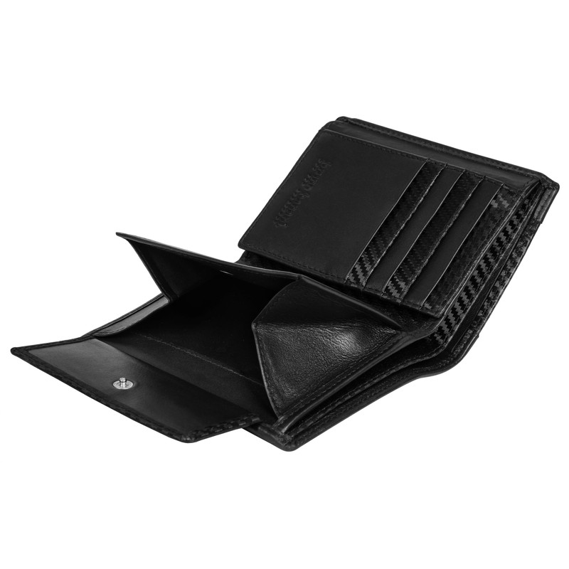 bruno banani Genuine Leather Wallet for Men, Women, Braided Design,