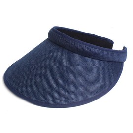 Licus Men Women Athletic Straw Summer Outdoor Piping Clip On Sun Visors Blue