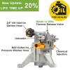 YAMATIC 3000 PSI 7/8" Shaft Vertical Pressure Washer Power Washer