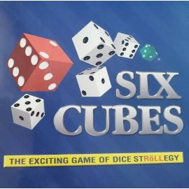 Fun and Games Group NEW SIX CUBES Dice Board Game 1994 Ages 10+ Players 2+  NIB