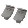 2 Pcs Car Sun Visor Clips, Gray ABS Sun Visor