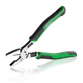 SK 8-Inch Multi-use Linesman Pliers, 6 IN 1, Premium CR-V Steel Construction, Ergonomic Non-slip Handle for Comfortable Grip