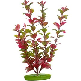 Marina Aquascaper Fish Tank Decorations, Red Ludwigia Plant, 12-Inch