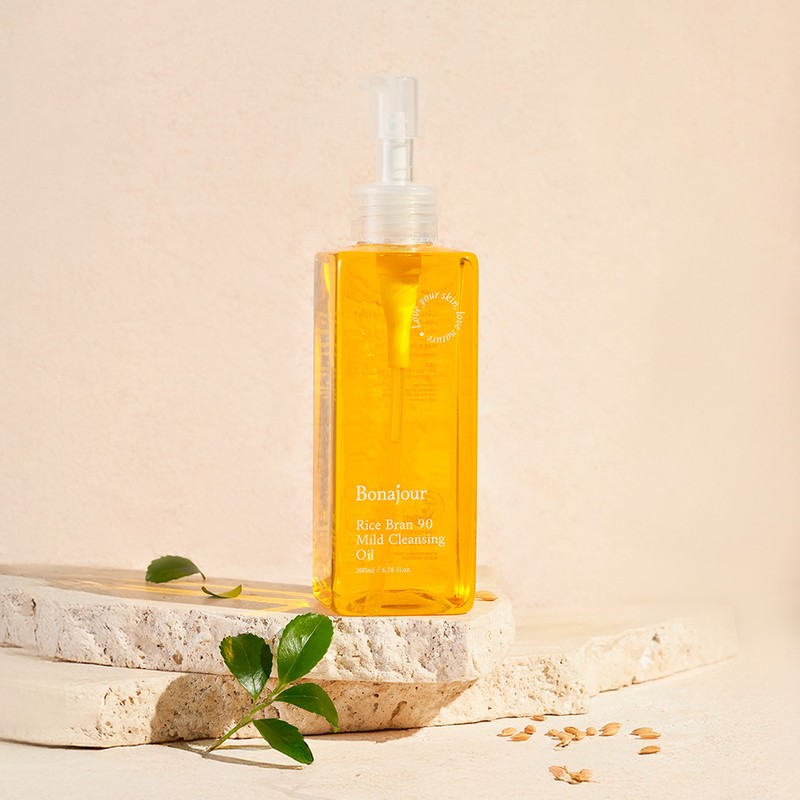 Bonajour Vegan Rice Bran 90 Cleansing Oil 200ml / 보나쥬르