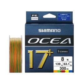 Shimano LD-A71Y PE Line, Osia, 17+ PE, 300 m, No. 8 (139lb), 5 Colors