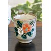 Tea Cup Stylish Kutani Ware Yunomi Kōhakusan Tea Flower Tea