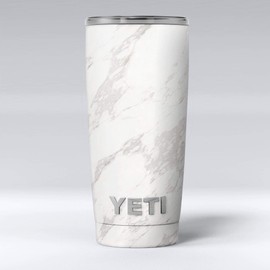 Design Skinz Marble Surface V3 - Skin Decal Vinyl Wrap Kit Compatible with The Yeti Rambler Cooler Tumbler Cups