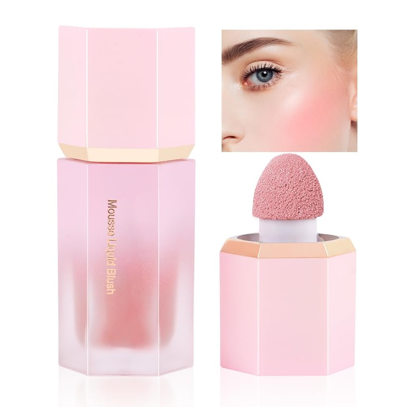LOPHE Liquid Blush for Cheeks, Soft Cream Liquid Blush Stick