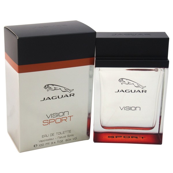 Jaguar Vision Sport Eau De Toilette Spray for Men, 3.4 Ounce