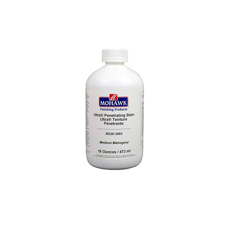 Mohawk Ultra Penetrating Stain, Medium Mahogany, 16 Ounces