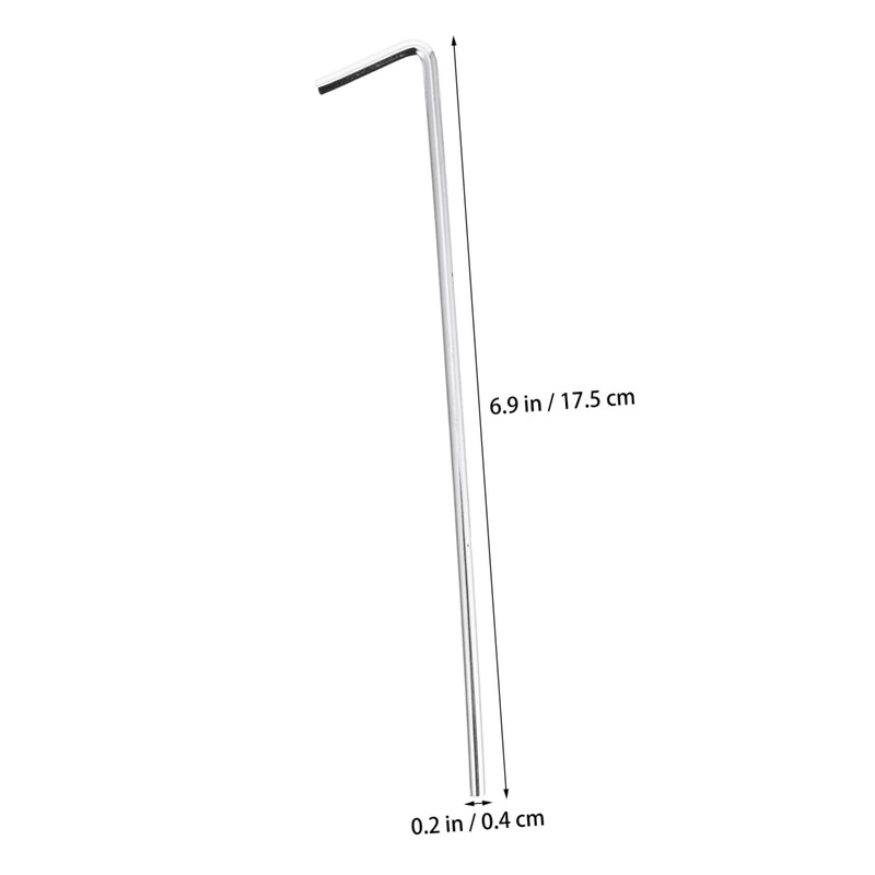 KOMBIUDA 20pcs Heavy Duty Iron Tent Stakes for Camping Awnings