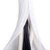 6.6ft - 2/3 inch White Cable Sleeve, Cable Organizer for