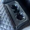 Keptrim ABS Carbon Fiber Gear Armrest Rear Cup Holder Trim