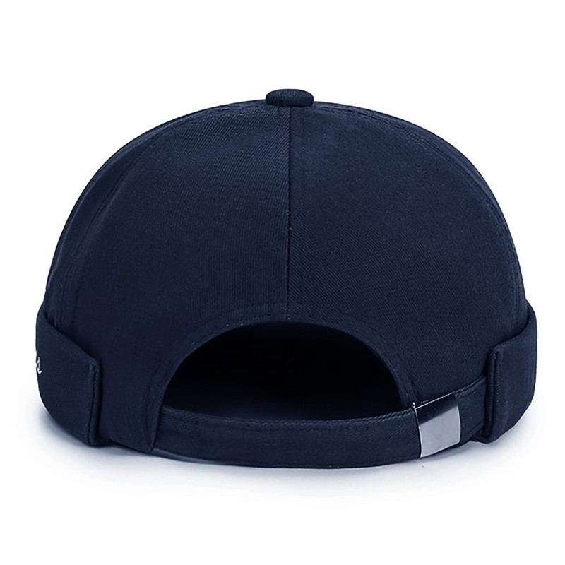 DIYDECAL Retro Brimless Skullcap Hat Docker Cap,Sailor Worker Hat Beanie