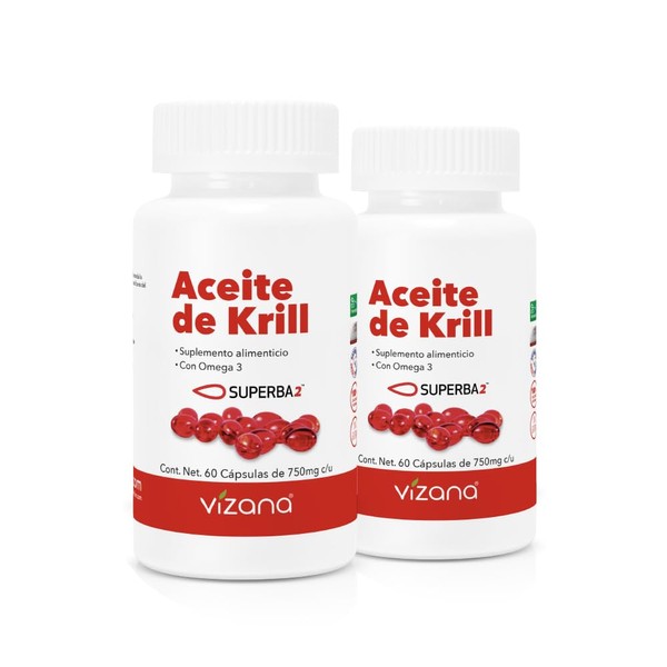 VIZANA NUTRITION | Aceite de Krill Antártico Superba2™, en Capsulas