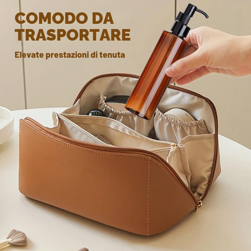 2 flaconi da 200 ml in plastica ambrata con pompa