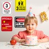 WERNNSAI 3rd Birthday Party Decorations - 9PCS 3rd Birthday Banner