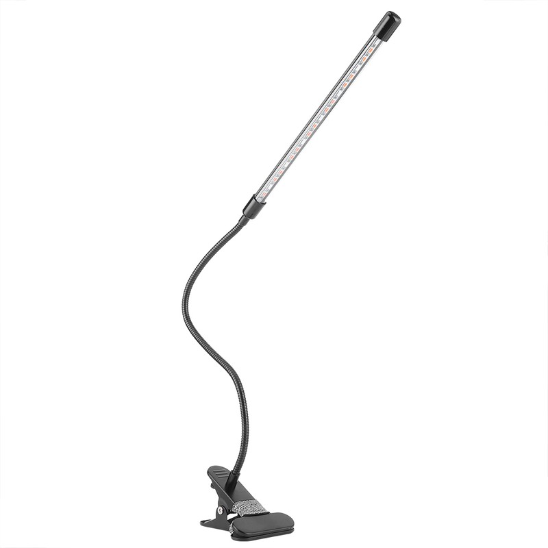 10W USB Powered LED Plant Lamps Full Spectrum ClipOn Grow