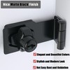 Alise Keyed Hasp Lock Right Angle 90°,3 Inch Safety Packlock