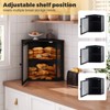 Furshus Corner Bread Box for Kitchen Countertop,Bread Storage for Homemade