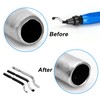 CGBOOM Universal deburring tool, metal handle, hand deburring tool with