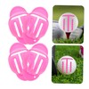 BIUDECO 4pcs Golf Alignment Marking Tools Shaped Ball Markers for