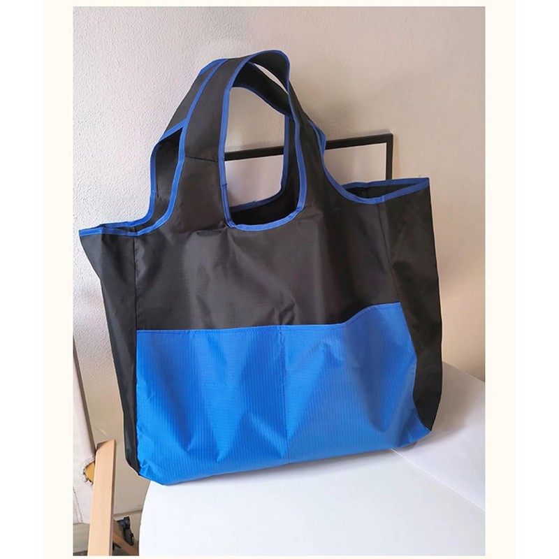 Natiform Eco Bag, 2-Pack, Large Capacity, Foldable, Eco Bag, Shoulder