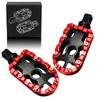 VPZMT Universal 10mm Highway Passenger Footpegs/Footrests Fit for Harley/Street Glide/Electra